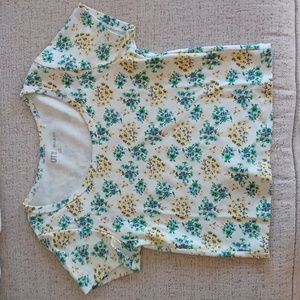 White, Green, and Yellow Paul & Joe Cropped UT Women's Size M